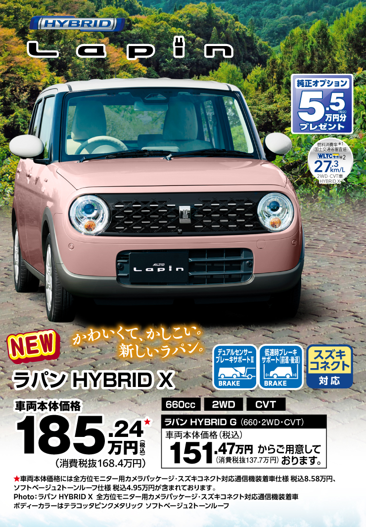 新型ラパン
